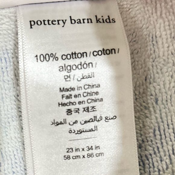 Lilly Pultizer for pottery barn blues hooded swim towel wrap coverup one size - Picture 6 of 6